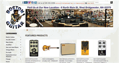 Desktop Screenshot of bostonguitar.com